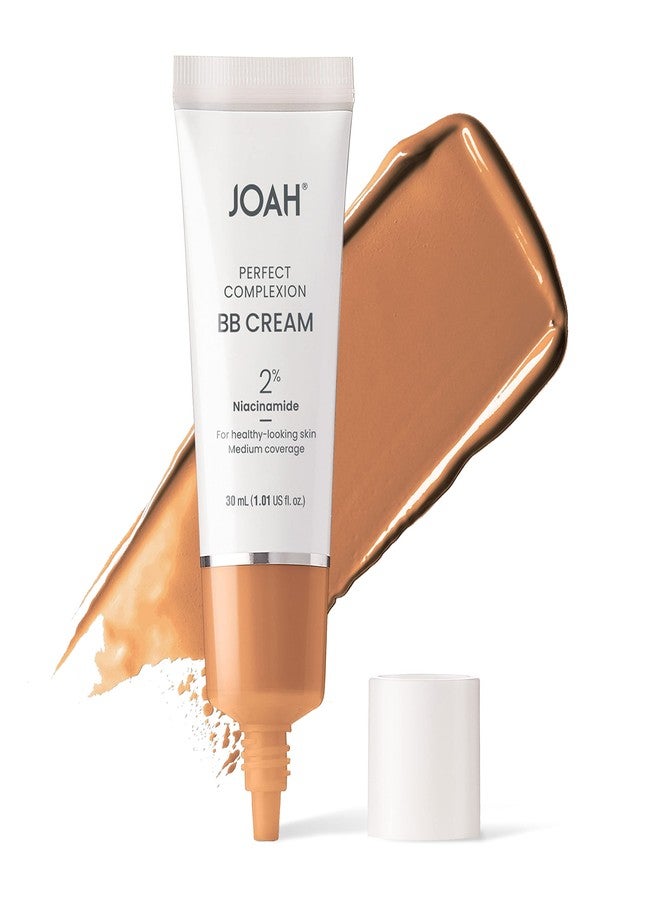 JOAH Beauty Perfect Complexion BB Cream with Hyaluronic Acid and Niaciminade, Korean Makeup with Medium Buildable Coverage, Evens Skin Tone, Lightweight, Semi Matte Finish, Tan with Warm Undertones - Image 1